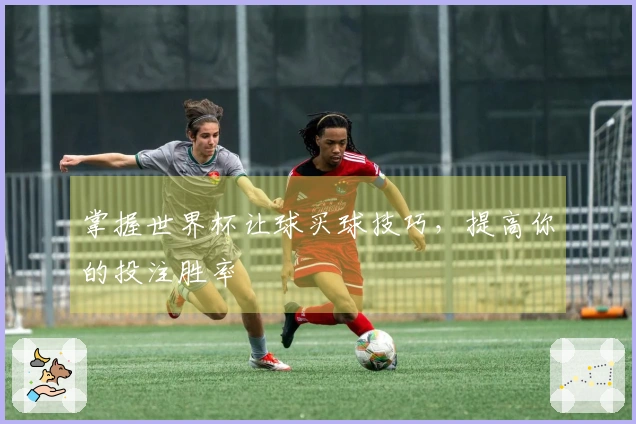 掌握世界杯让球买球技巧，提高你的投注胜率
